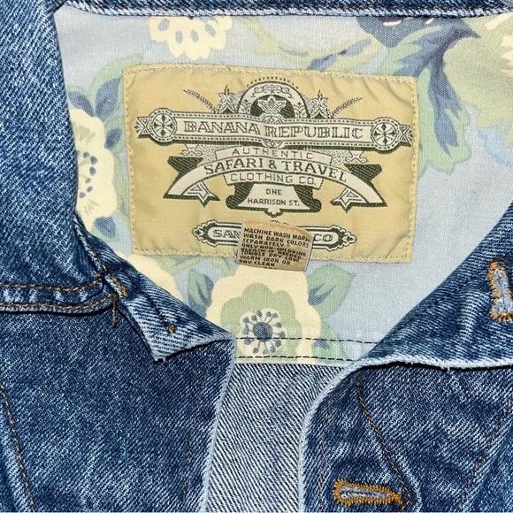 Banana republic authentic Safari and travel clothing Co. Jean jacket - Picture 4 of 6